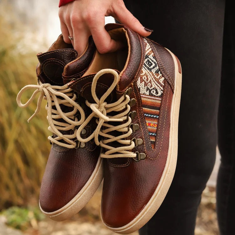 Inkkas tan shop suede camping boot