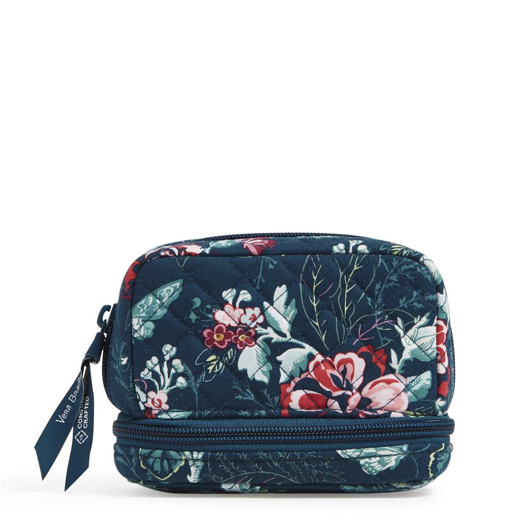 Deluxe Travel Pill Case | Rose Toile