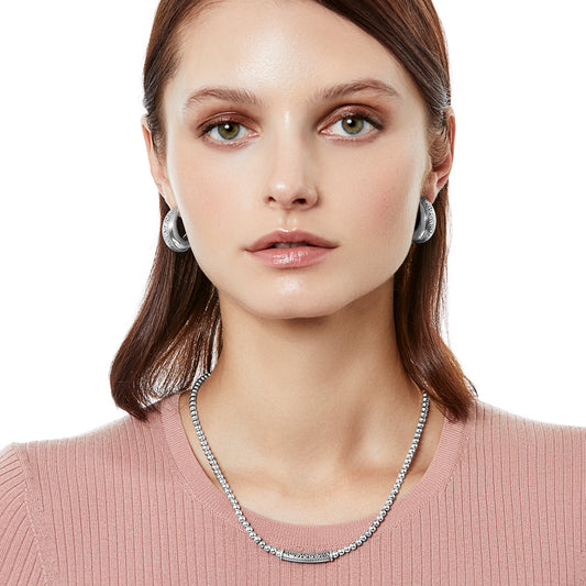 Mingle Adore Bar Collar Necklace