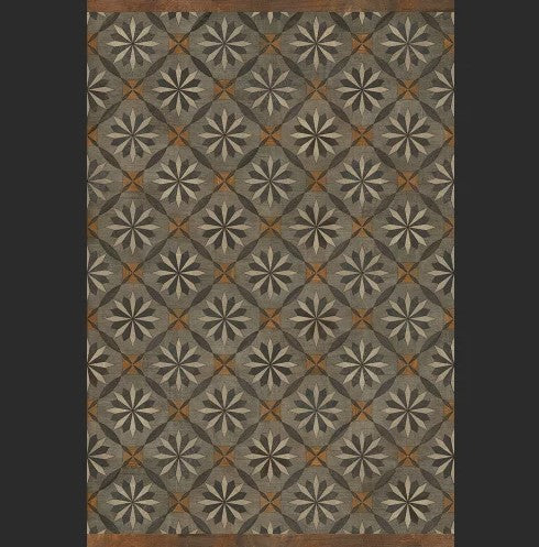 Vintage Vinyl Floorcloths | Roycrofter - Intellectual Life | 20x30