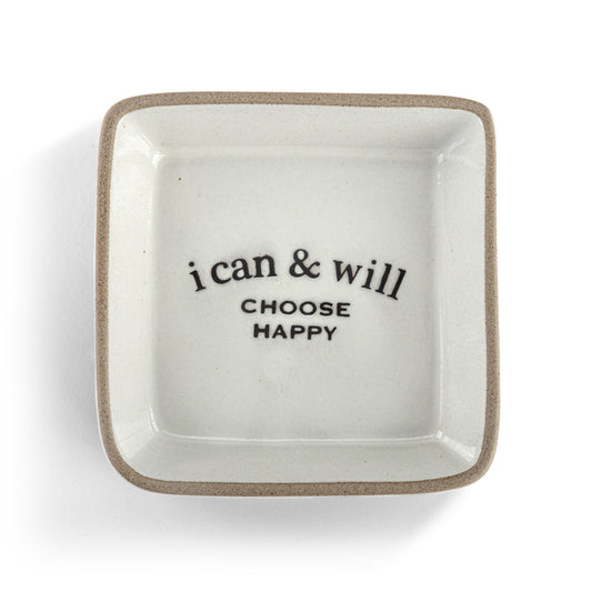 Choose Happy Trinket Dish