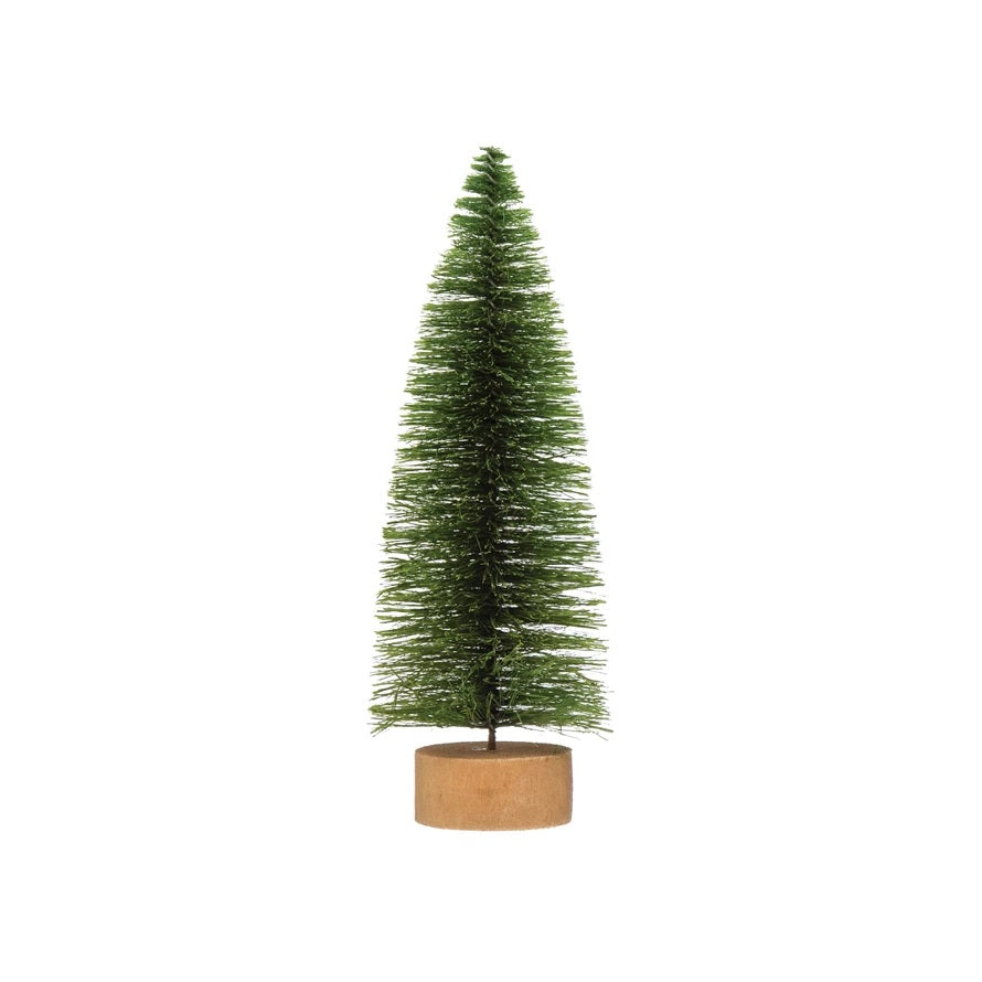 11.75" Sisal Bottle Brush Tree