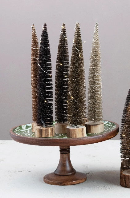 Colored Bottle Brush Trees